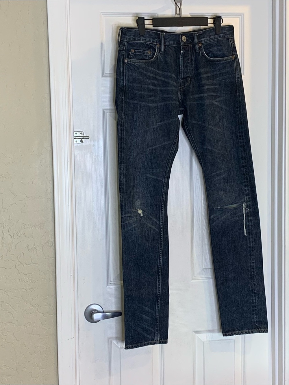 All Saints Pistol Jeans Size 28 Distressed - Picture 8 of 9